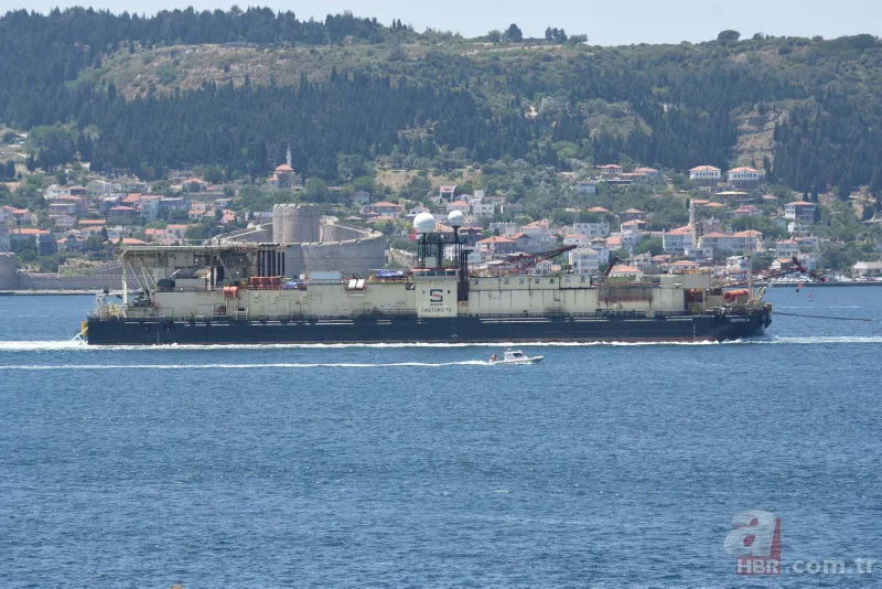 Karadeniz gazı için geldi! Castoro 10 Çanakkale Boğazı'ndan geçti 13