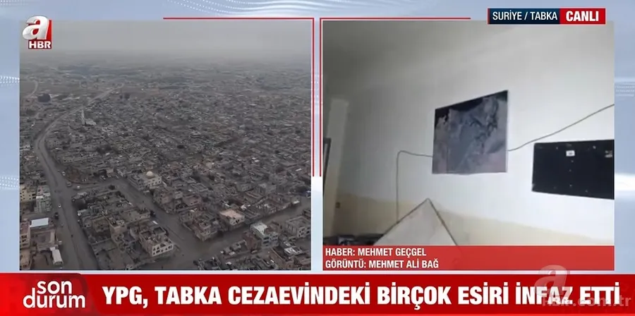 A Haber YPG’nin infazlar yaptığı hapishanede! Teröristler geride yıkım bırakıyor 19