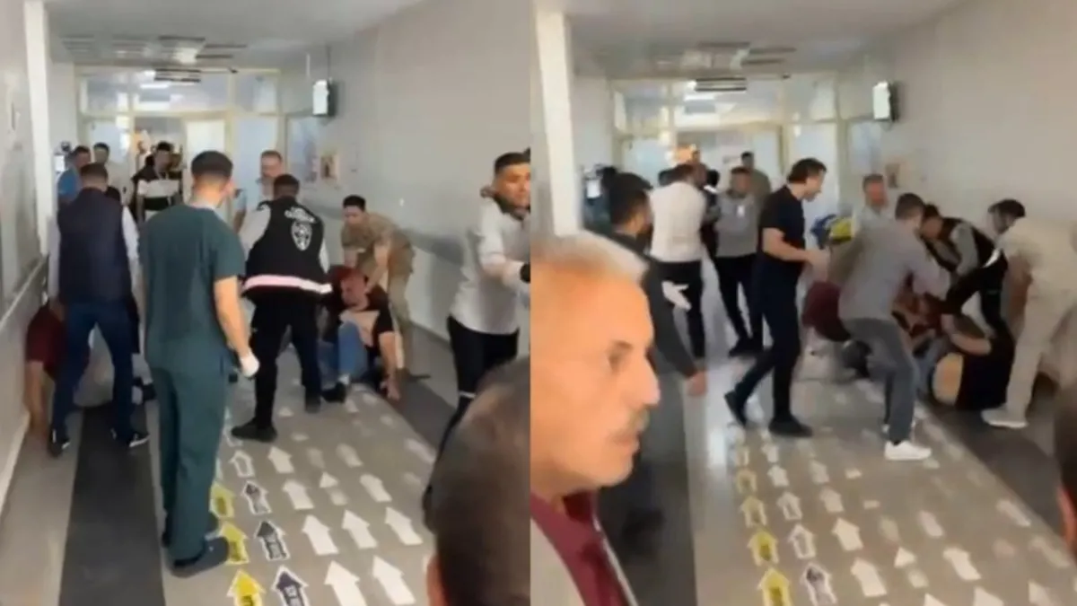 Şanlıurfa'da husumetliler hastanede karşılaşınca birbirine girdi: 4 gözaltı