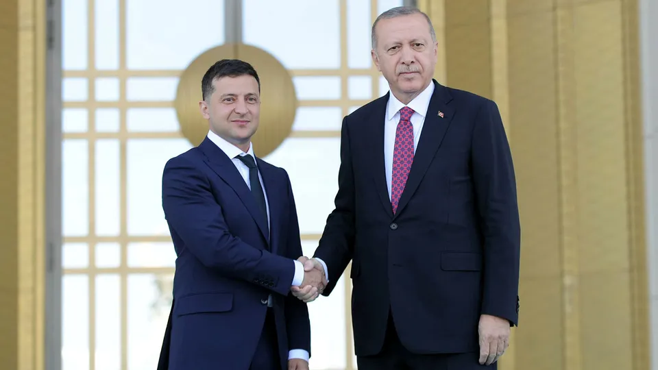 Vladimir Zelenskiy Ankara'da