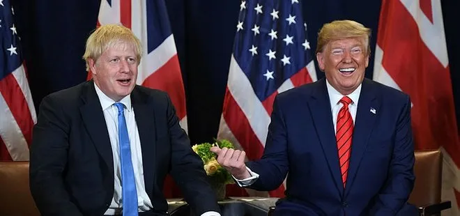 Trump, İngiltere Başbakanı Johnson ile görüştü