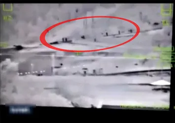 Teröristin vurulma anı!
