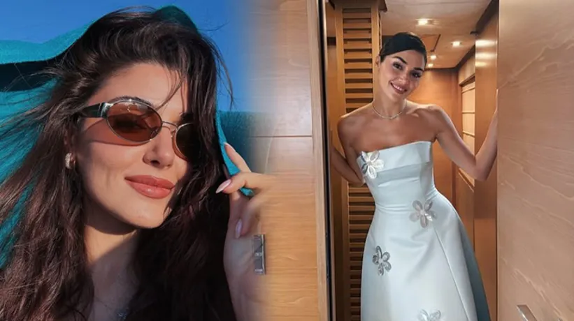 Hande Erçel pozlarıyla sosyal medyayı salladı! Fiyatı dikkat çekti