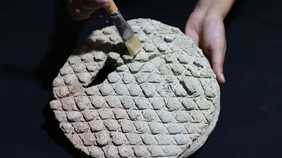 Harran’da bulundu! Baklava dilimi desenli...