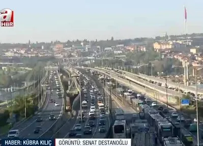 İstanbul’da sabah trafiği