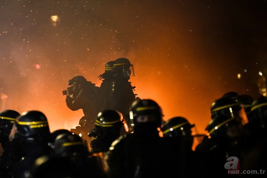Fransa Cumhurbaşkanı Emmanuel Macron kabul etti: Polis şiddet uyguluyor! 13