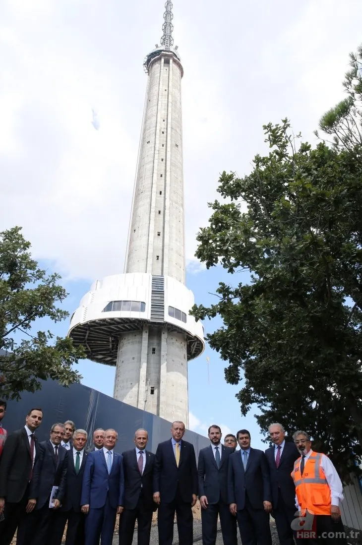 Başkan Erdoğan’dan Çamlıca Kulesi’ne sürpriz ziyaret