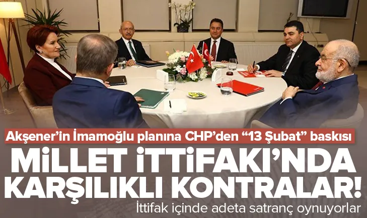 Millet İttifakı’nda karşılıklı kontralar!