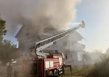 Muğla'da apart otelde yangın!