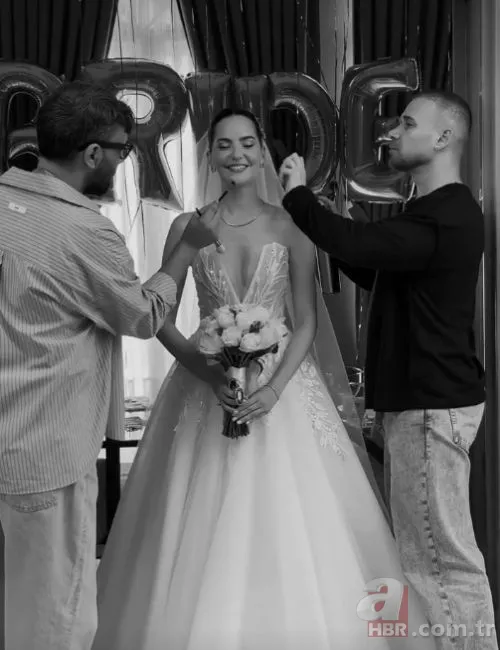 19 yıl sonra yolları kesişti! Oyuncu Ezgi Şenler çocukluk aşkı Ömer Gürgen ile dünyaevine girdi 3