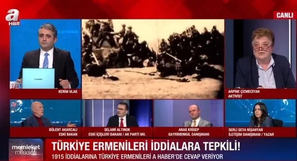 Türkiye Ermenileri A Haber’de soykırım yalanlarına tepki gösterdi! Başkan Erdoğan dış güçlere izin vermez