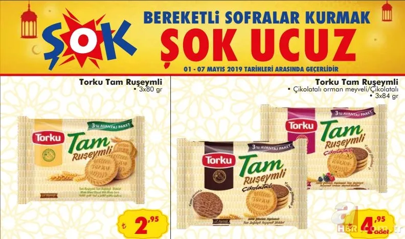 Şok aktüel ürünler kataloğu 1-7 Mayıs ve A101 aktüel ürünler kataloğu 27 Nisan - 3 Mayıs ile dev gıda indirimleri! 20