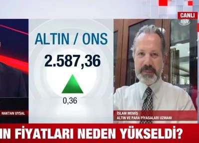 Gram altın için A Haber’de rakam verdi