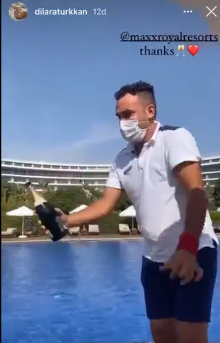 İYİ Partili vekil Lütfü Türkkan’ın kızı Dilara Türkkan’dan bir skandal daha! Cuma vakti şampanya patlatıp Instagram’dan paylaştı