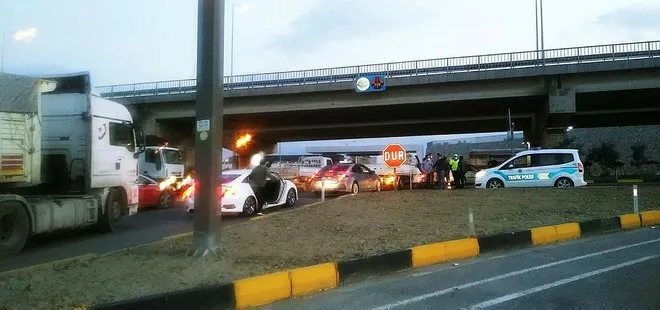 Turgutlu’da İzmir istikameti trafiğe kapatıldı