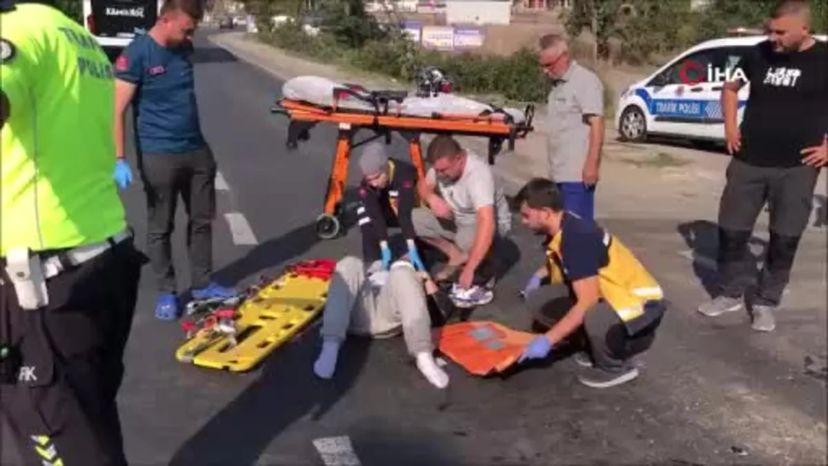 Çorlu'da trafik kazası