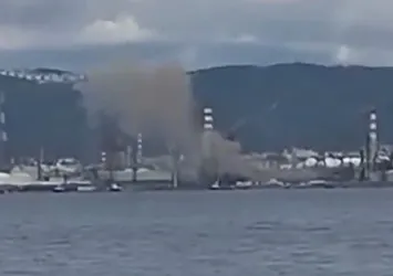 İzmit Tüpraş rafinerisinde patlama oldu! İlk görüntüler A Haber'de
