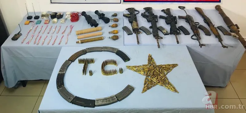 Batman'da PKK'lı 4 teröristin teslim oluşu kamera görüntülerine yansıdı. 23