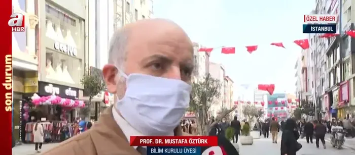 Son dakika: İstanbul'un rengi kırmızıya döner mi? A Haber ekipleri Bilim Kurulu Üyesi Prof. Dr. Mustafa Öztürk ile sahaya indi - 1