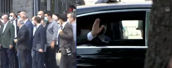 Son dakika: Başkan Erdoğan'dan Ayasofya Camii'nde inceleme - 4