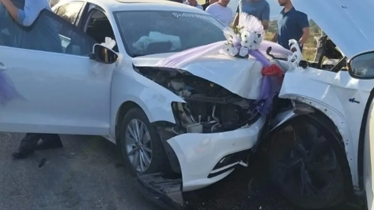 Muğla'da düğün konvoyunda kaza: 1’i ağır, 6 yaralı
