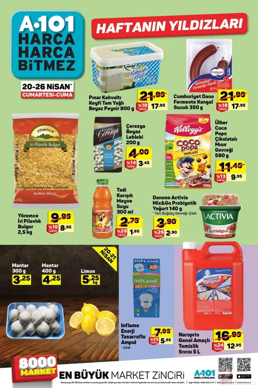 A101 aktüel ürünler kataloğu 25 Nisan için son gün! A101 indirimli ürünler neler? 23