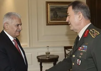 Başbakan Yıldırım, Orgeneral Akar'ı kabul edecek