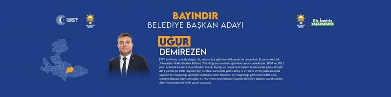 AK Parti- MHP Cumhur İttifakı İzmir Aliağa, Balçova, Bayındır ilçe belediye başkan adayı belli oldu! İzmir ilçe belediye başkan adayları listesi 2024!