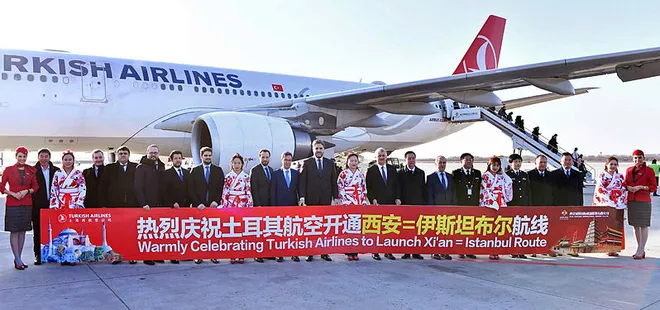 THY, Çin’de Xi’an uçuşlarına başladı