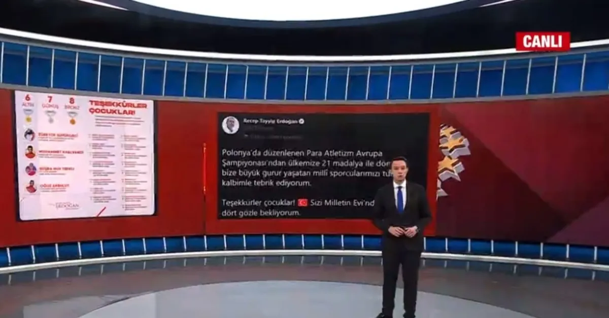 Başkan Erdoğan'dan paralimpik milli atletlere tebrik! "Sizi ağırlamayı dört gözle bekliyorum"