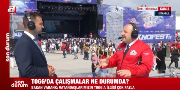 Son dakika: Sanayi ve Teknoloji Bakanı Mustafa Varank TEKNOFEST’te! Bakan Varank A Haber’e konuştu
