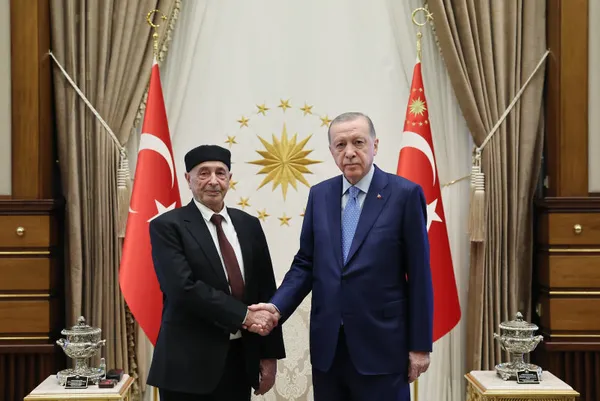Başkan Erdoğan Libya Temsilciler Meclisi Başkanı Akile Salih'i kabul etti - 1
