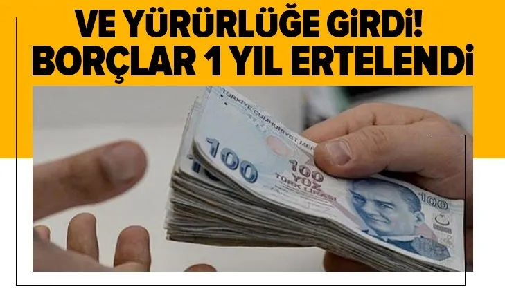 Milli Emlak Genel Tebliğ'i Resmi Gazete'de yayımlandı! Borçlar 1 yıl ertelendi