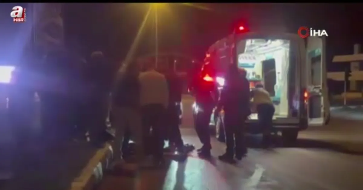 Motosiklet kazasında sürücü yaralandı