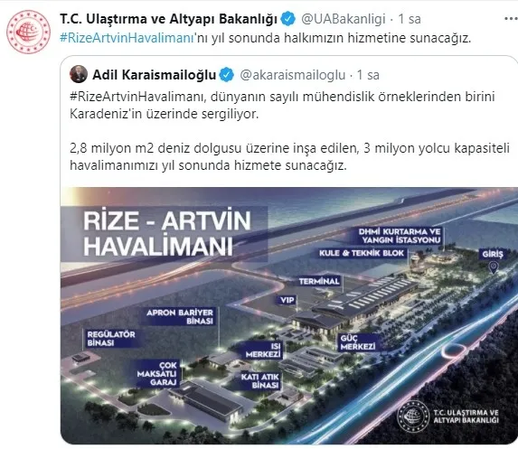 Başkan Erdoğan, Rize-Artvin Havalimanı inşaatına ilişkin brifing aldı! "Dünyanın sayılı mühendislik örneklerinden" - 4