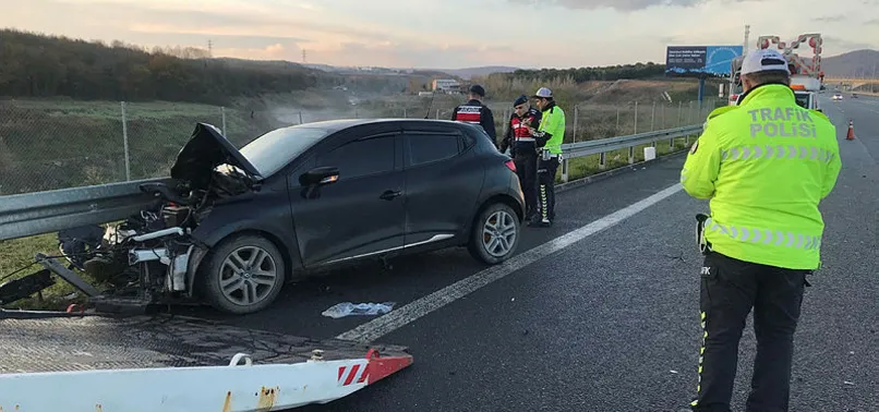 Kuzey Marmara Otoyolu'nda kaza