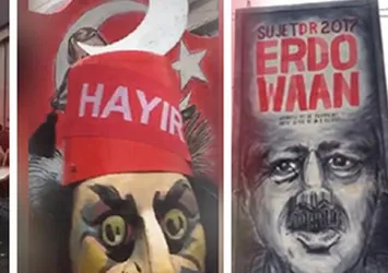 İsviçre'de Türkiye karşıtı çirkin gösteri