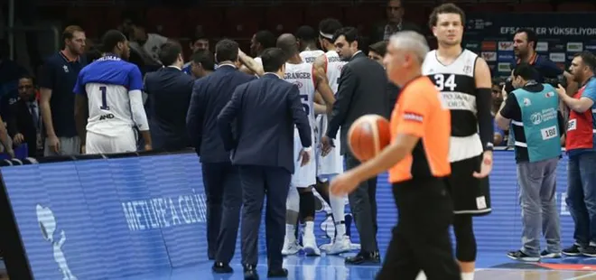 Anadolu Efes-Beşiktaş maçında skandal!