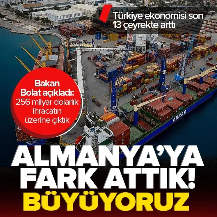 Türkiye ekonomisi son 13 çeyrekte büyüdü