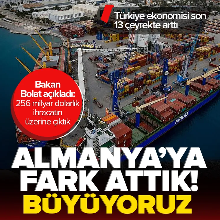 Türkiye ekonomisi son 13 çeyrekte büyüdü