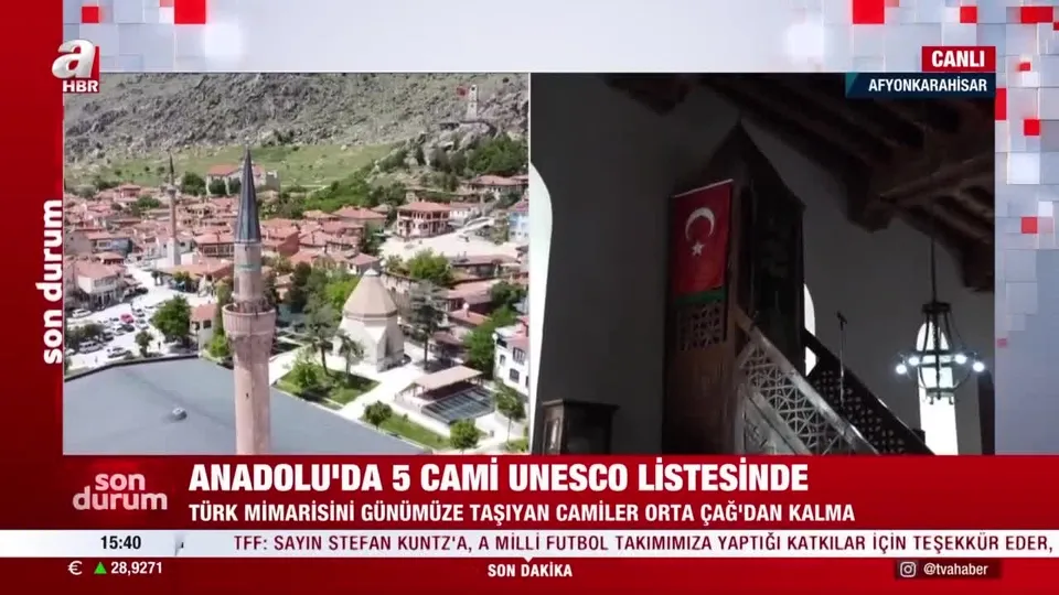 Anadolu’da 5 cami UNESCO listesinde