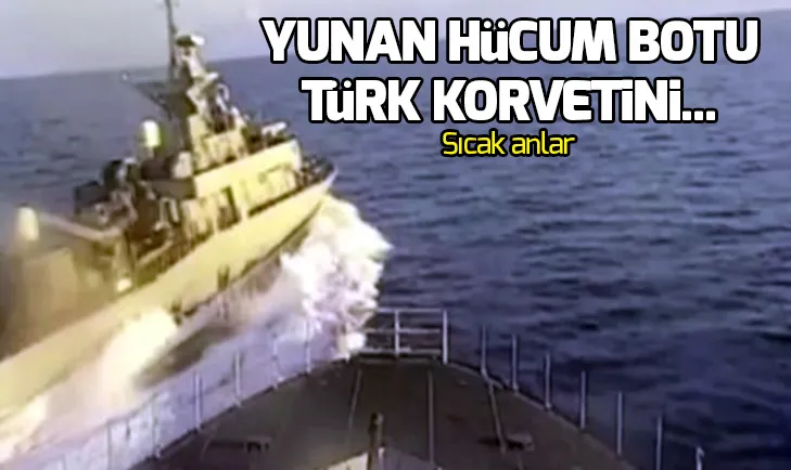 Yunan hücum botu, TCG Burgazada korvetini taciz etti