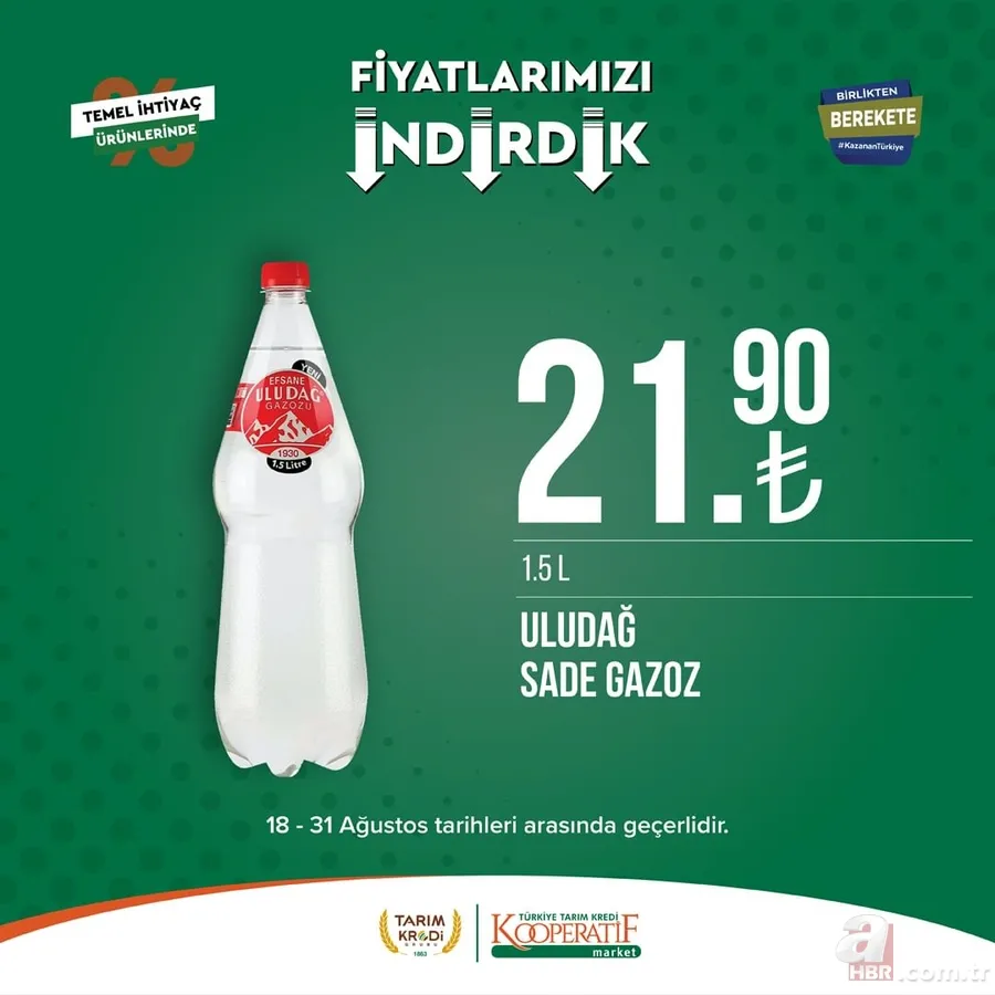 Yeni ürünleri görenler kapıda kuyruk oldu! Tarım Kredi Market listeyi güncellendi! 30'lu yumurta 68.50, Tereyağı 89.90, 40'lı tuvalet kağıdı 168.90 TL... 13