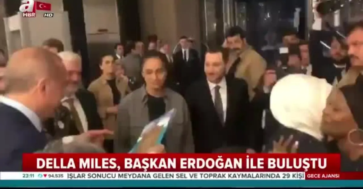 Della Miles, Başkan Erdoğan ile buluştu