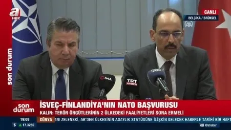 Cumhurbaşkanlığı Sözcüsü Kalın: Terör örgütleri İsveç ve Finlandiya’daki faaliyetlerini sona erdirmeli