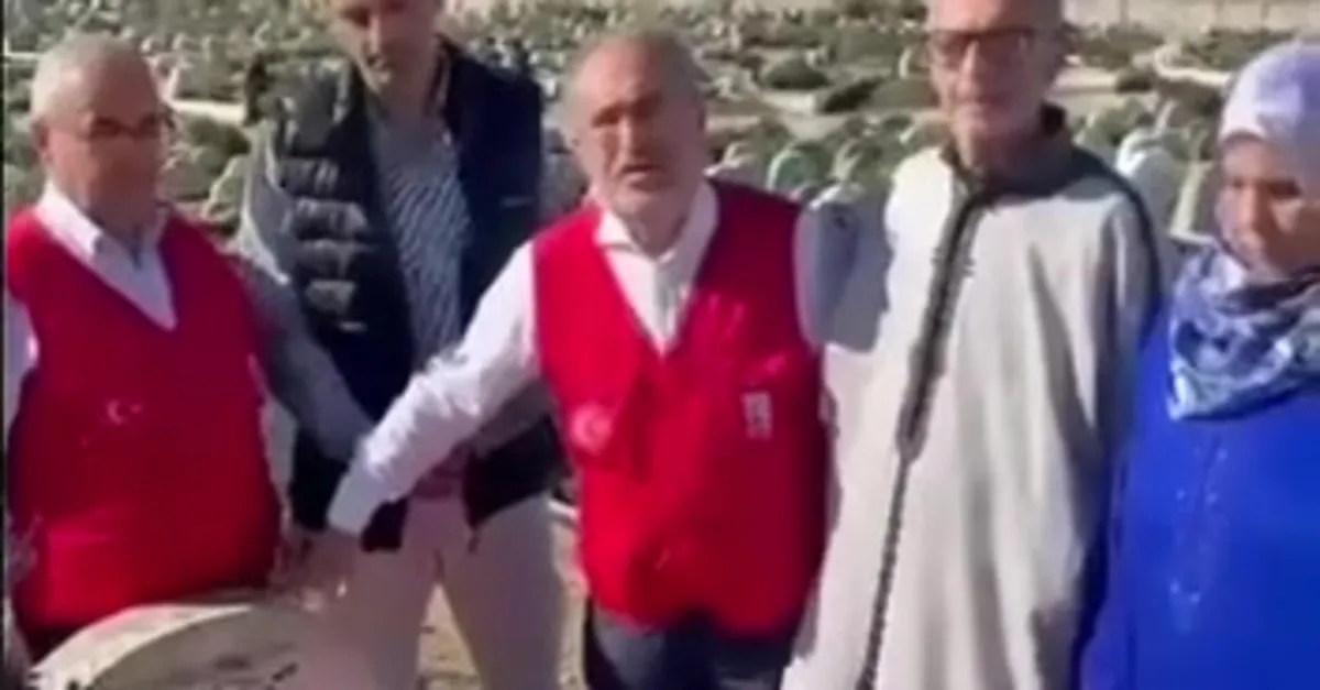 15 Temmuz Derneği Fas’ta! 15 Temmuz Şehidi Jadoid Merroune’nin kabrine ziyaret