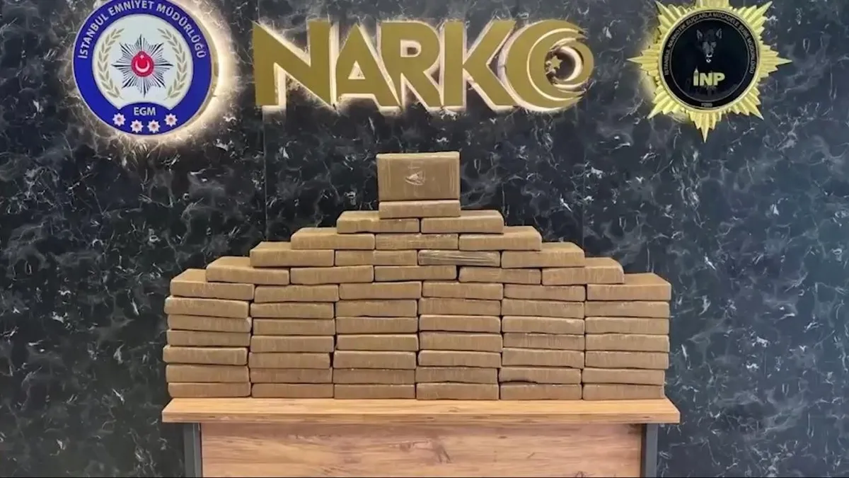 İstanbul'da 60 kilogram kokain ele geçirildi