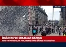 İngilizler Covid-19 yasaklarına karşı ayaklandı! Gözaltılar var