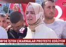 İBB’de işten çıkarmalar protesto ediliyor