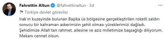 Son dakika: Başika'da Türk askeri üs bölgesine kalleş saldırı! MSB: 1 asker şehit oldu - 4